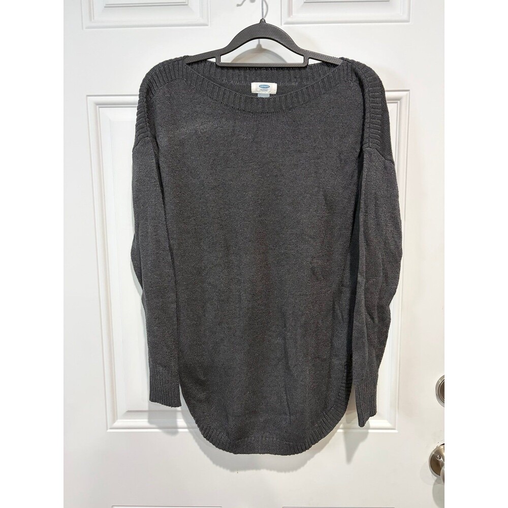 Old Navy Women's Gray Crewneck Knit S Sweater
